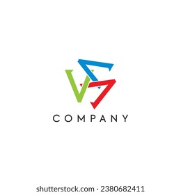 Tecnología abstracta marca industrial identidad de marca de negocios logotipo diseño vectorial plantilla editable