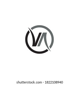 Letter V or VA logo / icon design