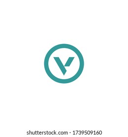 Plantilla de logotipo de vector de letra V