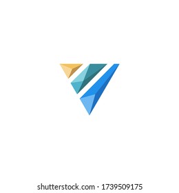 Letter V Vector Logo Template