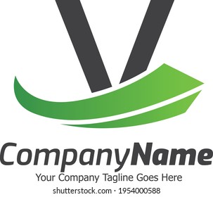 Letter V vector logo template, Colorful Letter V logo, Financial Company Logo, Financial Institute Advisors Logo Design Template Vector Icon