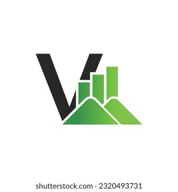 Letter V vector logo template, Colorful Letter V logo, Real Estate, Building and Construction Logo Design Template Vector Icon
