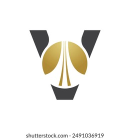 Letter V vector logo template, Colorful Letter V logo, Financial Company Logo, Financial Institute Advisors Logo Design Template Vector Icon