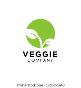 Letter V For Vegan Vegetable Vegetarian Veggie, Check Mark Tips Logo Design With Natural Plant Leaf And Sun