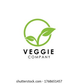 Letter V For Vegan Vegetable Vegetarian Veggie, Check Mark Tips Logo Design With Natural Plant Leaf