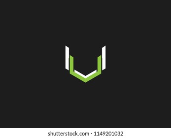 LETTER V OR VV LOGO FOR INITIALS IN LOGO DESIGNS IN VERY UNIQUE AND MODERN STYLE 