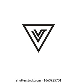 Vector de plantilla de logotipo de letra V
