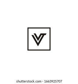 Vector de plantilla de logotipo de letra V