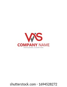 Plantilla De Diseño De Logotipo De Carta V W S Para Empresas O Empresas