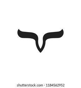 letter v wings simple logo vector