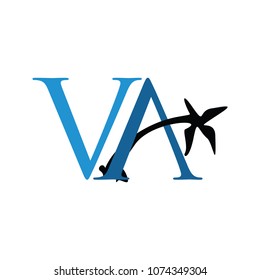 Letter VA Logo