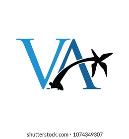 Letter VA Logo