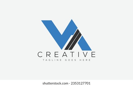 Letter VA logo design template vector illustration.