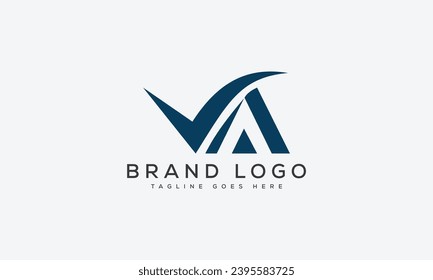 letter VA logo design vector template design for brand.