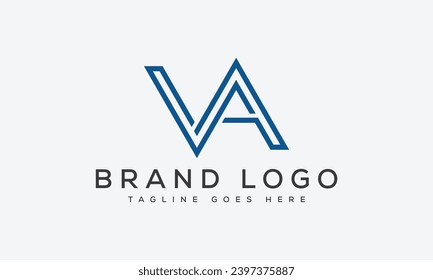 letter VA logo design vector template design for brand.