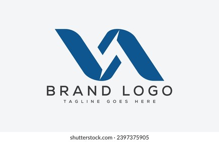Buchstabe VA Logo Design Vektordesign Design für Marke.