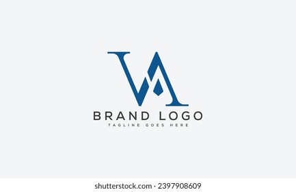 letter VA logo design vector template design for brand.