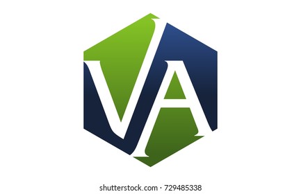 Letter VA Modern Logo 