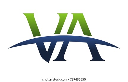 Letter VA Modern Logo 