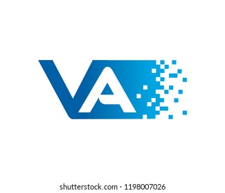 Letter VA Template Design Vector, Emblem, Concept Design, Creative Symbol, Icon