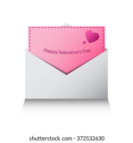 Letter in valentine day