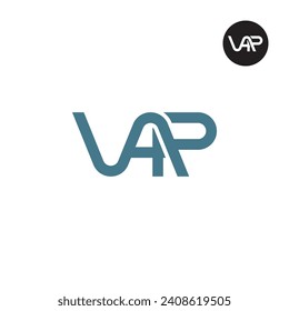 Letter VAP Monogram Logo Design