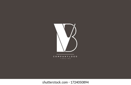 Letter VB BV V B Logo Design Icon Vector Symbol