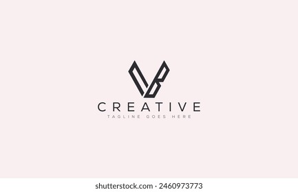 Letter VB Logo Design Vorlage Vektorillustration