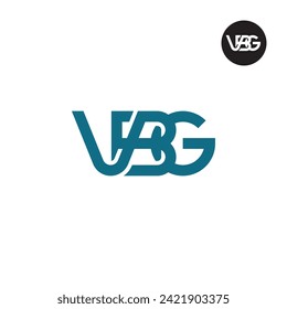 Diseño de logotipo de monograma VBG