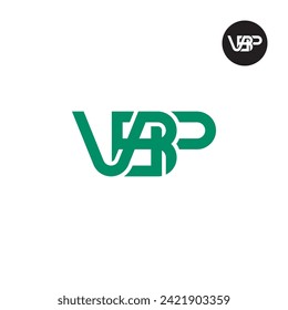 Diseño de logotipo de monograma VBP