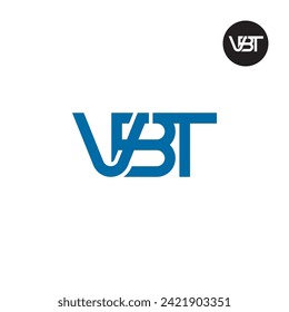 Letter VBT Monogram Logo Design