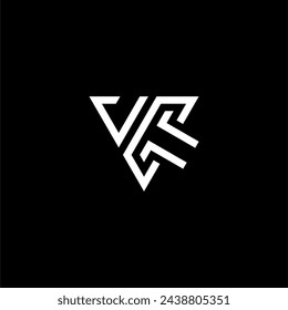 letter VC and click logo concept vector