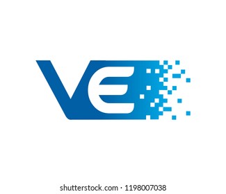 Letter VE Template Design Vector, Emblem, Concept Design, Creative Symbol, Icon