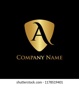 A Letter Vector Abstract Logo Design Elements