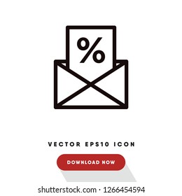 Letter vector icon