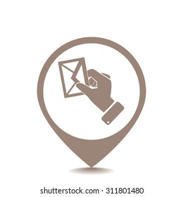 Letter vector icon 