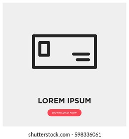 Letter vector icon