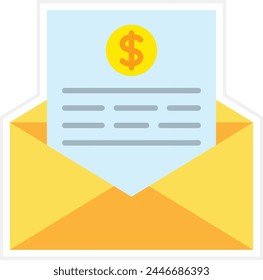 Letter vector icon. Can be used for printing, mobile and web applications.