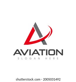 A Letter Vector icon design illustration Template
