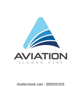 A Letter Vector icon design illustration Template