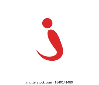 I Letter vector icon illustration design
