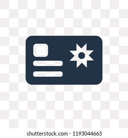 Letter vector icon isolated on transparent background, Letter transparency concept can be used web and mobile