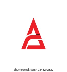 Letter A vector icon, logo