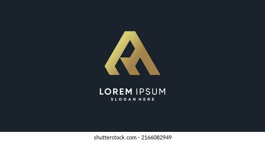 Letter A vector icon logo design with creative unique style Premium Vector