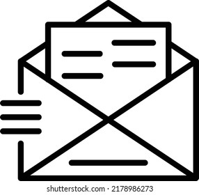 Bilddesign für Vektorlinien-Buchstaben