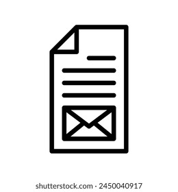 Symbol für Vektorgrafik der Buchstaben-Linie