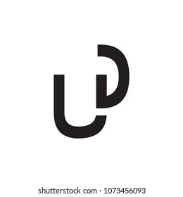 up letter vector logo
