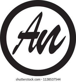 an letter vector logo