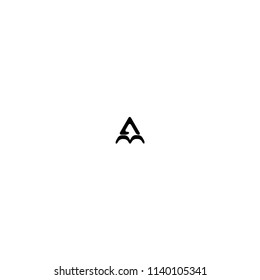 am letter vector logo