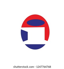 i letter vector logo